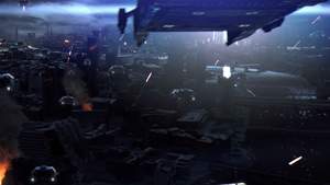 Mass Effect 3 : Unsere Bodentruppen werden kräftig in die Mangel genommen.