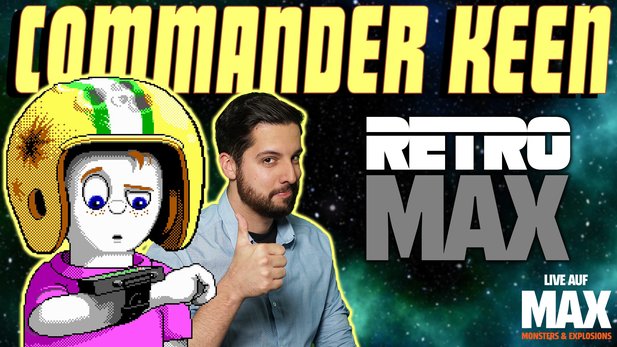 Will Michi get through the entire Commander Keen saga in three hours? From 7 p.m. he tries it on MAX!