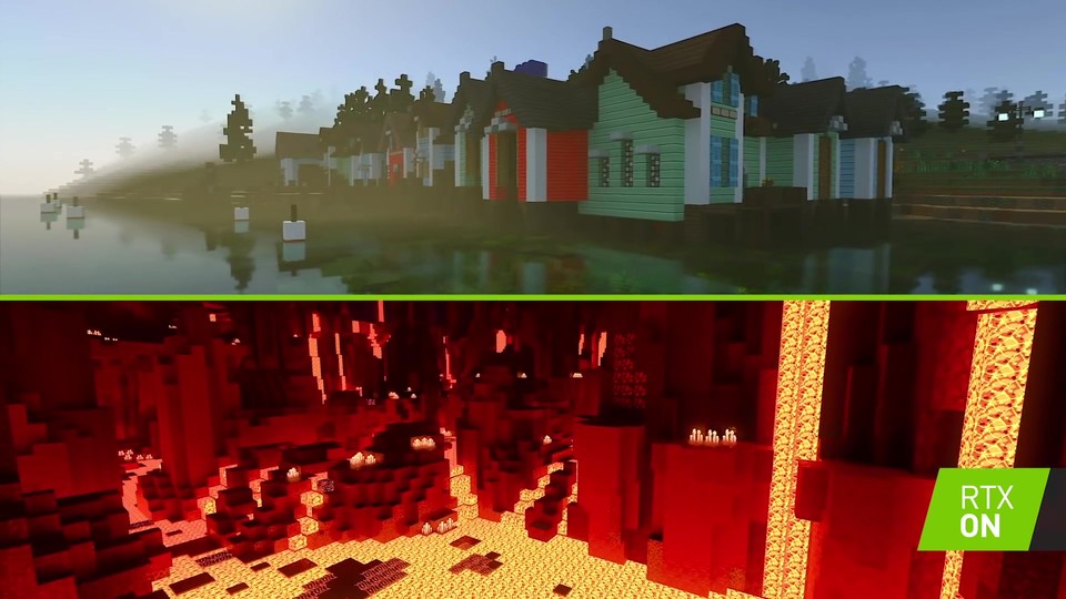 Minecraft with ray tracing: Trailer shows the RTX beta