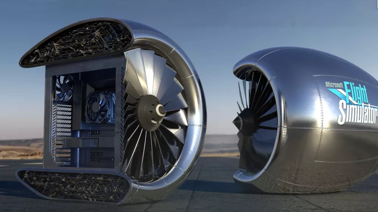 Microsoft is giving away a spectacular PC in a turbine housing- what can it do?